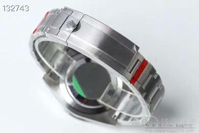 ROLEX勞力士 潛艇潛航者系列 116610綠水鬼 綠鬼v8版 原裝瑞士2836自動機械機芯 冰藍色超亮夜光 超強防水 高檔男士腕表  wssb4759